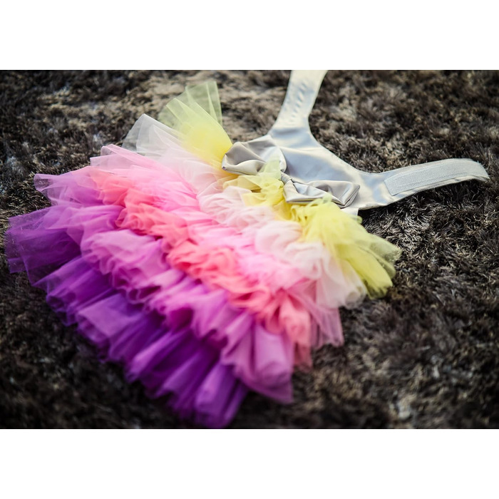 Одяг для собак з красивим бантиком, одяг для маленьких та великих собак та котів, розмір M, багатокольоровий