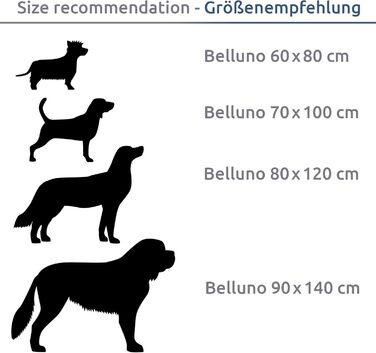 Зручне собаче ліжко your GEAR Belluno 80x120 см – велике, екологічне, миється, стійке до царапин, ергономічне, також для котів