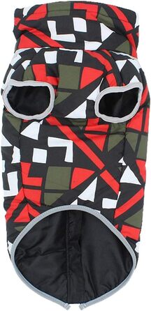 Зимовий теплий одяг для собак - куртка з бавовни, для маленьких, середніх та великих собак (5XL, зелена)