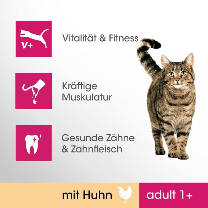 Сухий корм для дорослих котів Perfect Fit Adult 1+ з куркою, 7 кг — преміум клас для підтримки вітальності