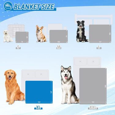 Водонепроникний коврик для собак, плюшевий та м'який, 152x127 см, великі породи, великий розмір, серпа фліс, захисний коврик для собачого дивана, сірий XL (152x127 см)