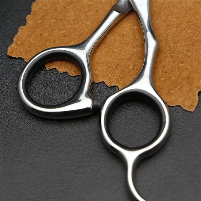 Набір професійних ножиць для грумінгу собак та котів, 4.5-6.5 дюймів, з безпечними закругленими кінцями, рожевий (чорний)