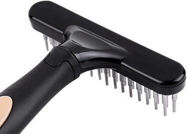 Щітка для собак, інструмент для догляду за шерстю, виведення ворсу, для здорової та доглянутої шерсті, щітка для вичісування собак (проста, з 1 рядами зубчиків)