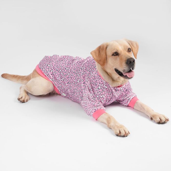 Світер LovinPet для великих порід собак, легкий фланелевий одяг, дихаючий матеріал з принтом 