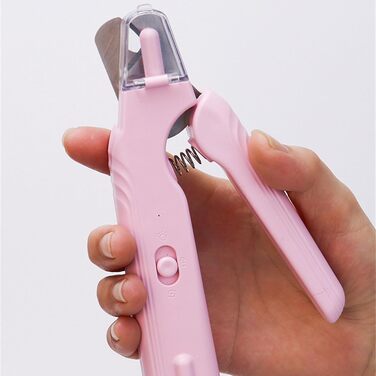 Триммер для обрізання кігтів домашніх тварин з LED-підсвічуванням для собак та котів. Безпечний інструмент для догляду, запобігає розшаруванню кігтів. Професійні ножиці для кігтів для маленьких собак. Зелений колір.