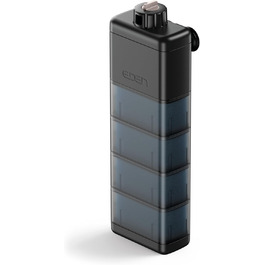 Внутрішній фільтр Eden 93694 FIN X 200 для акваріумів до 200 літрів, продуктивність 650 л/год, регульована продуктивність, легке обслуговування та надійна фіксація