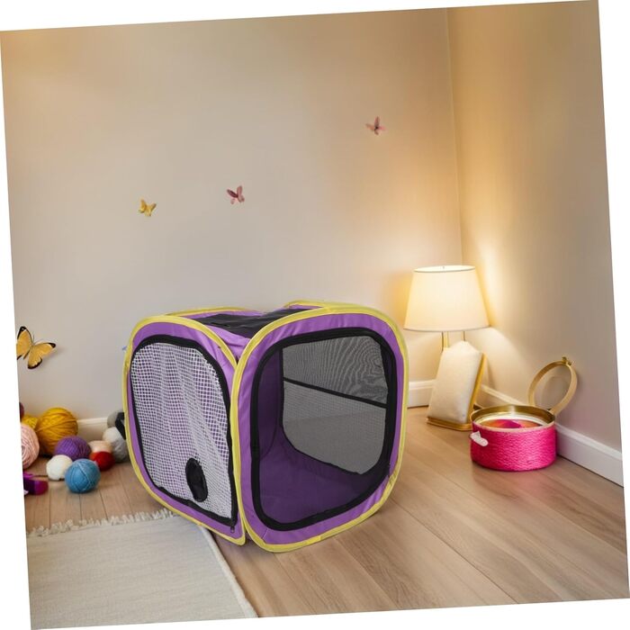 Клітка-переноска для тварин BESPORTBLE 12.5 кг, сітчаста, швидковисихаюча, для котів та маленьких собак, легка та зручна для транспортування