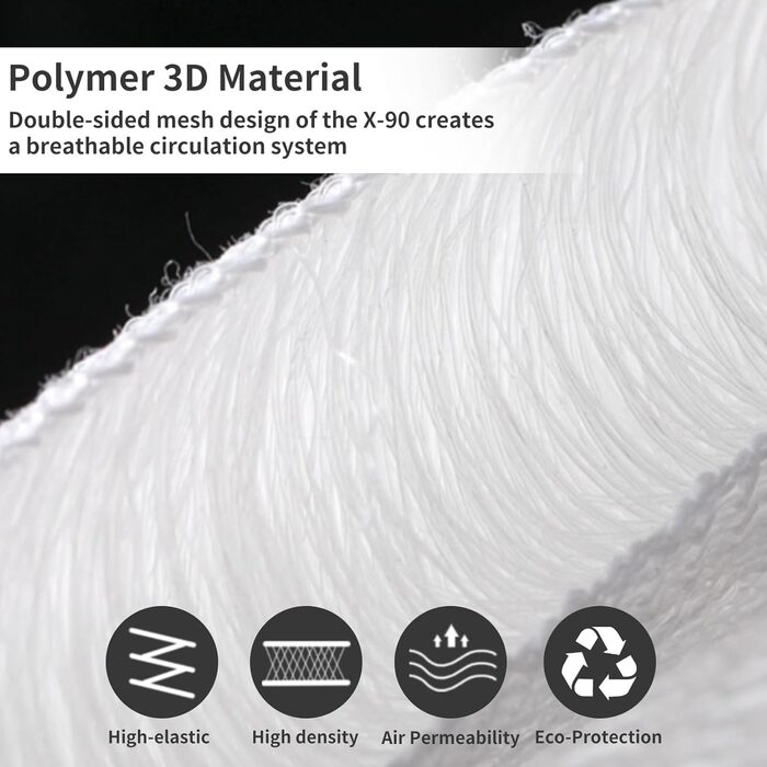 Ортопедичне собаче ліжко BingoPaw: велике, з м'якої PU шкіри, водонепроникне, 110x78x9 см