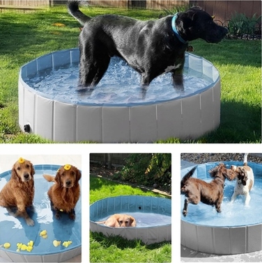 Складальний басейн для собак 100x30 см — зручний пляж для домашніх улюбленців