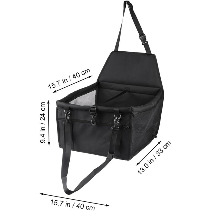 Сумка-переноска для тварин Toyvian: зручна та безпечна у подорожах. Підходить для котів, собак та цуценят. Має дихаючу сітку та регульований поводок.