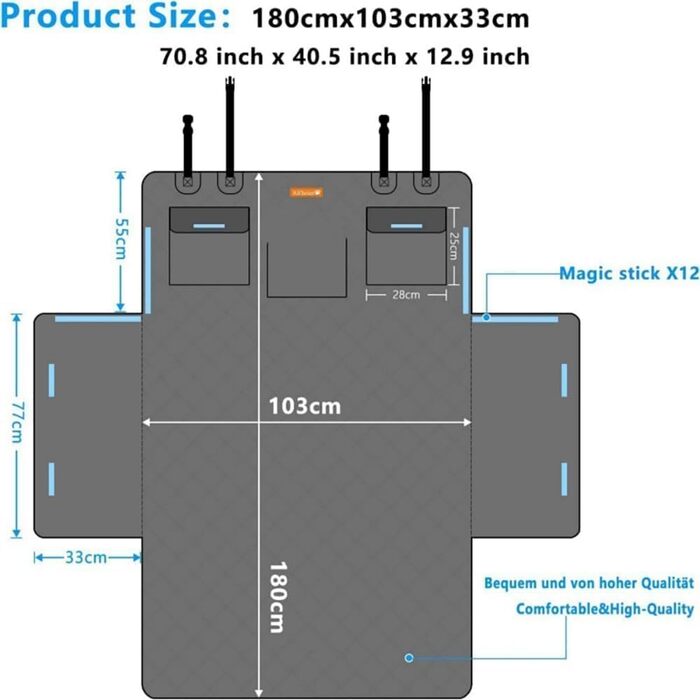 Захист для багажника Mercedes EQA (H243) 2021: захист для собак, килимок для багажника, вологостійкий, антицарапинний