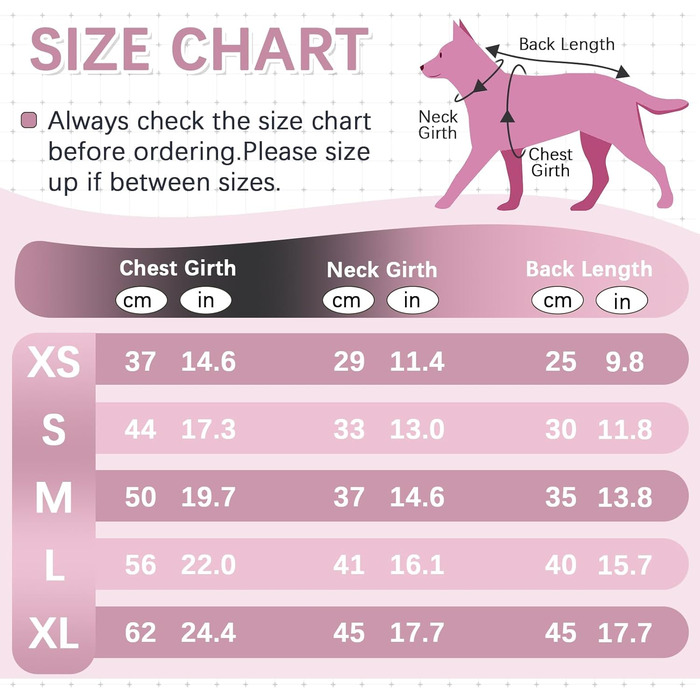 Флісовий теплий одяг для собак: куртка, светр з коміром-гетром, зимовий одяг для собак (Рожевий, M)