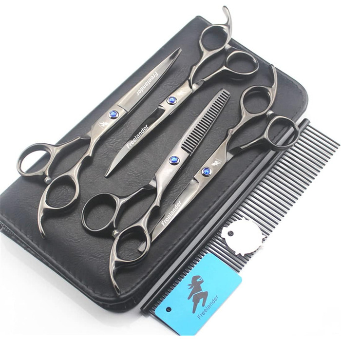 Набір професійних ножиць для грумінгу собак та котів, 6 дюймів, нержавіюча сталь