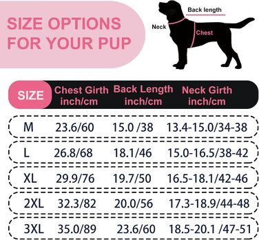 Захисний боді для собак після операції: для сук та кобелів, дихаючий, з захистом рани, альтернатива E-Collar, розмір XXL, колір полуниця