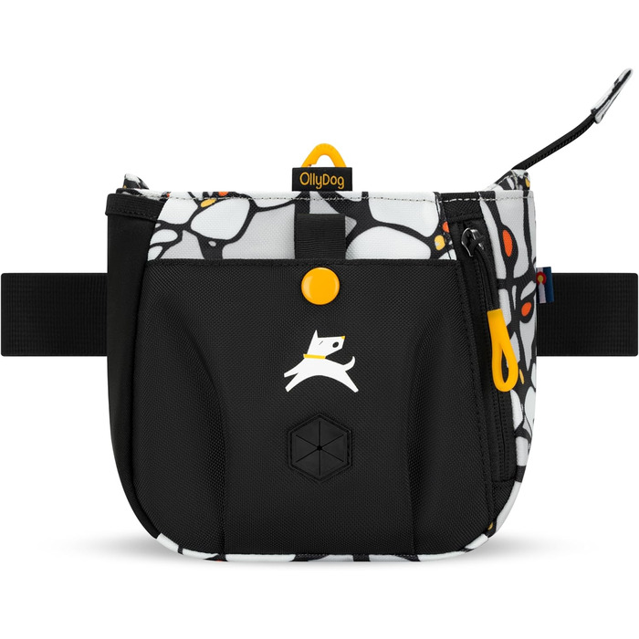 ОлліДог Backcountry Tagestasche: сумка для ласощів для собак з відділенням для відходів, на талії, Raven S'25 (Магнолія)