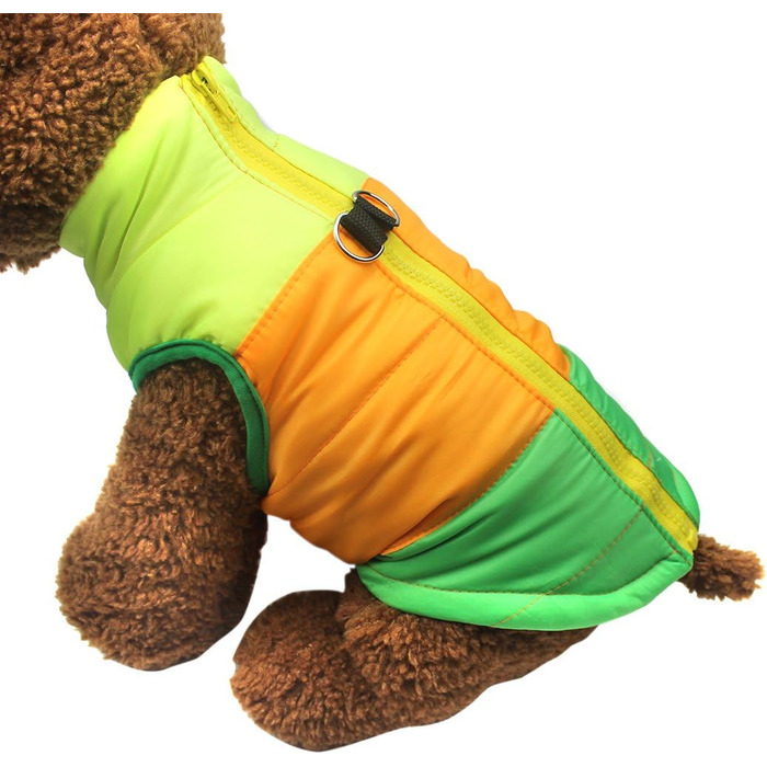 Зимовий теплий куртка для собак Idepet, водонепроникний пуловер, тепла сорочка для собак, одяг для собак, куртка для собак, костюм для собак, XS, S, M, L, Зелений