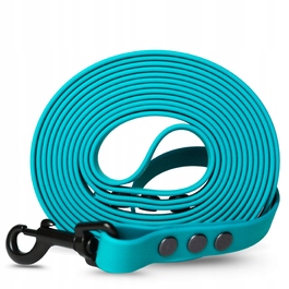 Повідок для собак (малих та великих порід) 10м, водонепроникний, міцний, довгий, синій