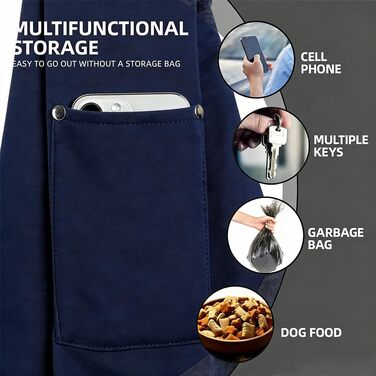 Переноска для собак Mymai, транспортувальна сумка для собак та інших домашніх тварин до 15 кг, сіра та блакитна