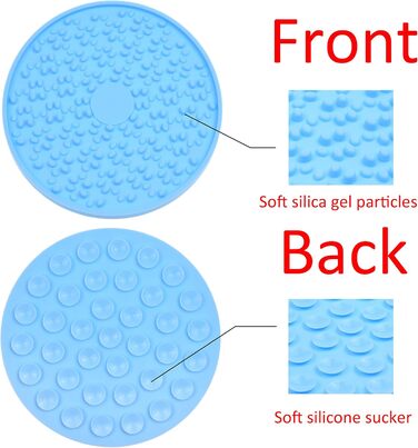 Матрас для повільного виливання корму для собак Kare & Kind та щітка для миття тварин - для заспокоєння під час миття, грумінгу та тренувань