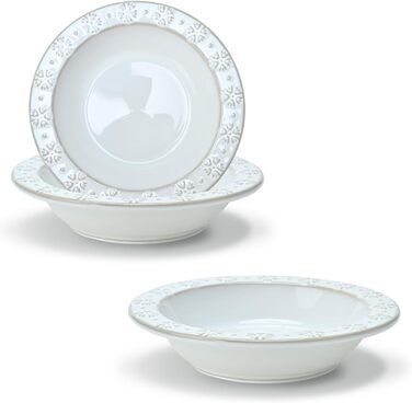 Набори керамічних мисок для котів SPUNKYJUNKY (3 шт.) - білий, сірий, ø16 см