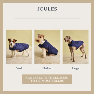 Чоловічий та собачий стьобаний плащ Rosewood Joules, темно-синій, розмір L