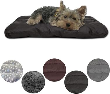 Килимок для собак, лежанка для собак, матрац для собак, чорний, 60x50x6 см, Oxford