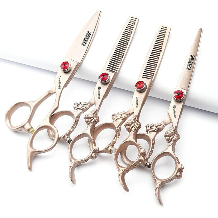 Професійні перукарські ножиці для стрижки волосся 6 дюймів (3 шт. або 4 шт.)