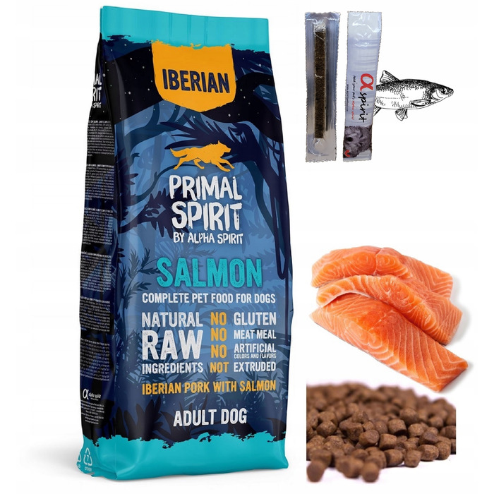Сухий корм для собак Primal Spirit Iberian Salmon (свинина та лосось), 12 кг