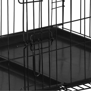 Металева клітка Springos для великих собак, 60 x 130 x 70 см