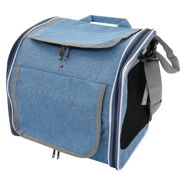 Корзина для собак на велосипед, 36x25x36 см, переноска для тварин, сумка-переноска з сітчастими вікнами, сумка для подорожей для котів та собак