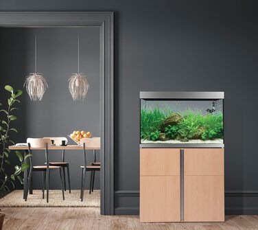 Набір акваріум Fluval Siena 160, 166 л з тумбою, білий (бук)