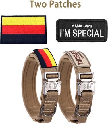 Тактичний нашийник для собак з контролем, нейлон, з м'якою підкладкою, металева застібка, для середніх та великих собак, для полювання, тренувань, на вулицю, сірий, розмір L, ширина L, сірий