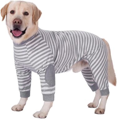 Піжама для собак BT Bear, плюшевий комбінезон для собак середнього та великого розміру, зручна, м'яка, дихаюча, на блискавці