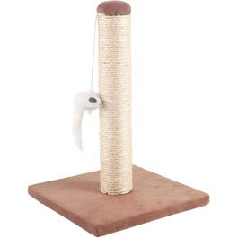 Комплекс для котів Nobleza з сизалевою стійкою, ігровий майданчик для кошенят, центр активності, коричневий, 25*25*35 см
