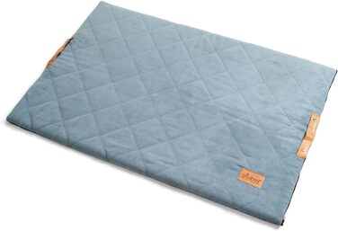 PiuPet® Лежак для собак 70x100 см, сірий, м'який, праний при 30°C, для великих порід