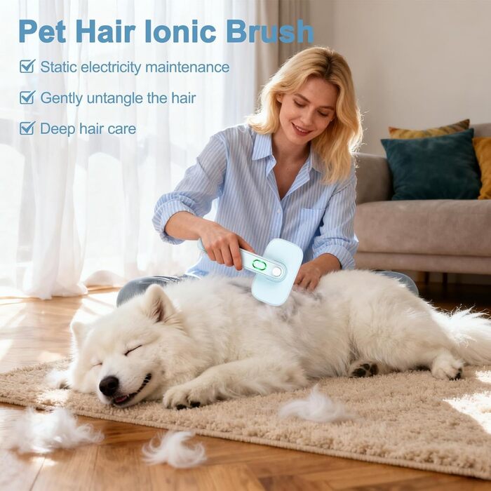 Щітка для собак Zupfbürste: самоочисна, для видалення підшерстка, масажна, догляд за шерстю, для цуценят та кошенят, для довгої та короткої шерсті