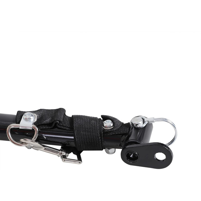 Причіп для велосипеда HOMCOM – вантажний причіп для дітей (червоний+чорний)