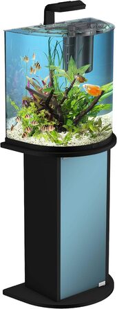 Тумба під акваріум Tetra AquaArt Explorer Line 30/60 л, чорна, зігнута передня стінка