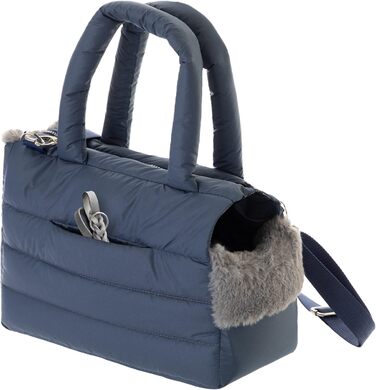 Транспортна сумка для собак та котів, розмір S (до 5 кг), темно-синій, 36 x 17 x 24 см