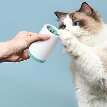 Очищувач лап для собак Hogvinnatil – мийка лап для собак, пристрій для миття брудних лап, щітка для собак, мийка лап для чутливих лап, екологічний, ефективний