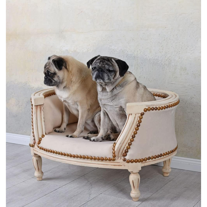 Диван для собак та котів, лежанка для собак, котячий лежак, банкетка, ліжко для собак та котів, диван, стиль барокко, Palazzo Exklusiv