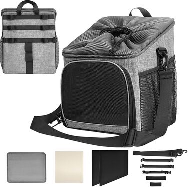 Кошик для собак на велосипед, сидіння для собак на велосипед, знімний, легкий, дихаючий, для покупок, в гори та сад