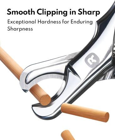 Ножиці для обрізання кігтів собак Homerunpet з мартенситної сталі, професійні ножиці для собак з гострим лезом, неслизькі ручки, ножиці для кігтів собак великих порід, прості у використанні для догляду вдома