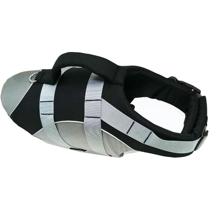 Жилет для собак - рятувальний жилет для плавання з підкладкою. Підходить для малих, середніх та великих собак. Чорний колір, розмір L