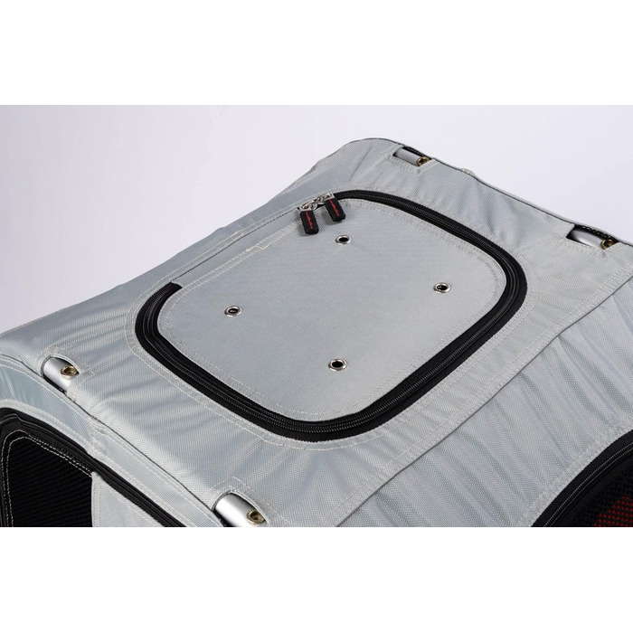 TrendPet Comfort Wagon M: Алюмінієвий причіп для собак з підвіскою, сірого кольору