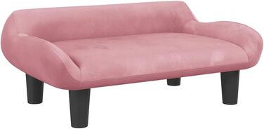 Килимок для собак, лежанка для собак, лежанка для котів, рожевий, з м'якою оббивкою, для маленьких собак та котів, Хастiербет