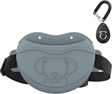 Сумка для ласощів для собак AWINNER – преміум силікон, 4 потужні магніти, регульований поясний ремінь – ідеально для дресирування цуценят та прогулянок