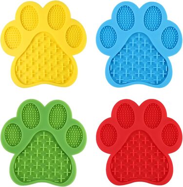 Силіконова килимок-іграшка для собак, антиковзкий, для зменшення тривоги та повільного годування (Блакитний)