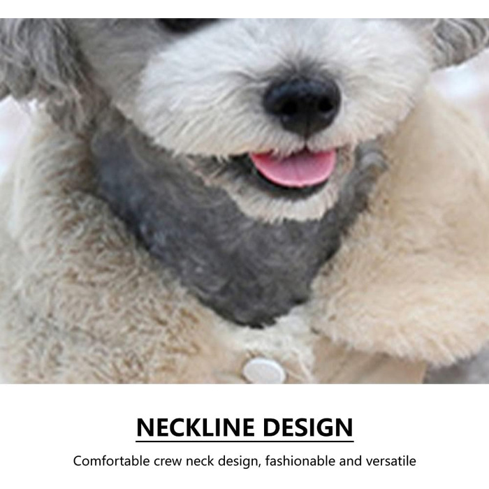 Зимовий одяг для собак: теплий водонепроникний зимовий одяг для собак з флісу, жилет для собак та котів (XXL, бежевий)