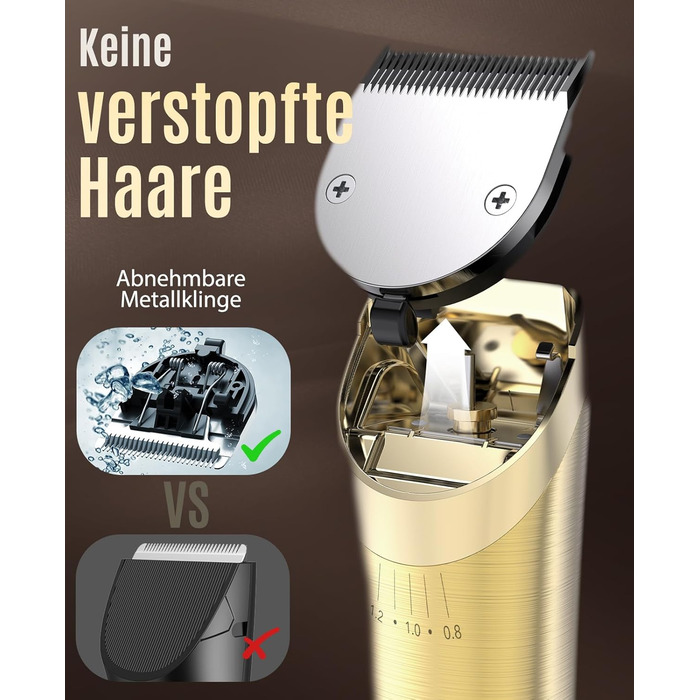 Машинка для стрижки коней Oneisall бездротова з металевими лезами та набором запасних, тиха, для густого та сплутаного волосся, 7000 обертів, потужний двигун